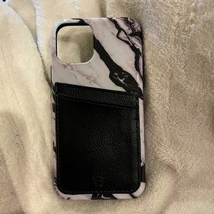 Marble iPhone 11 Pro case with card holder